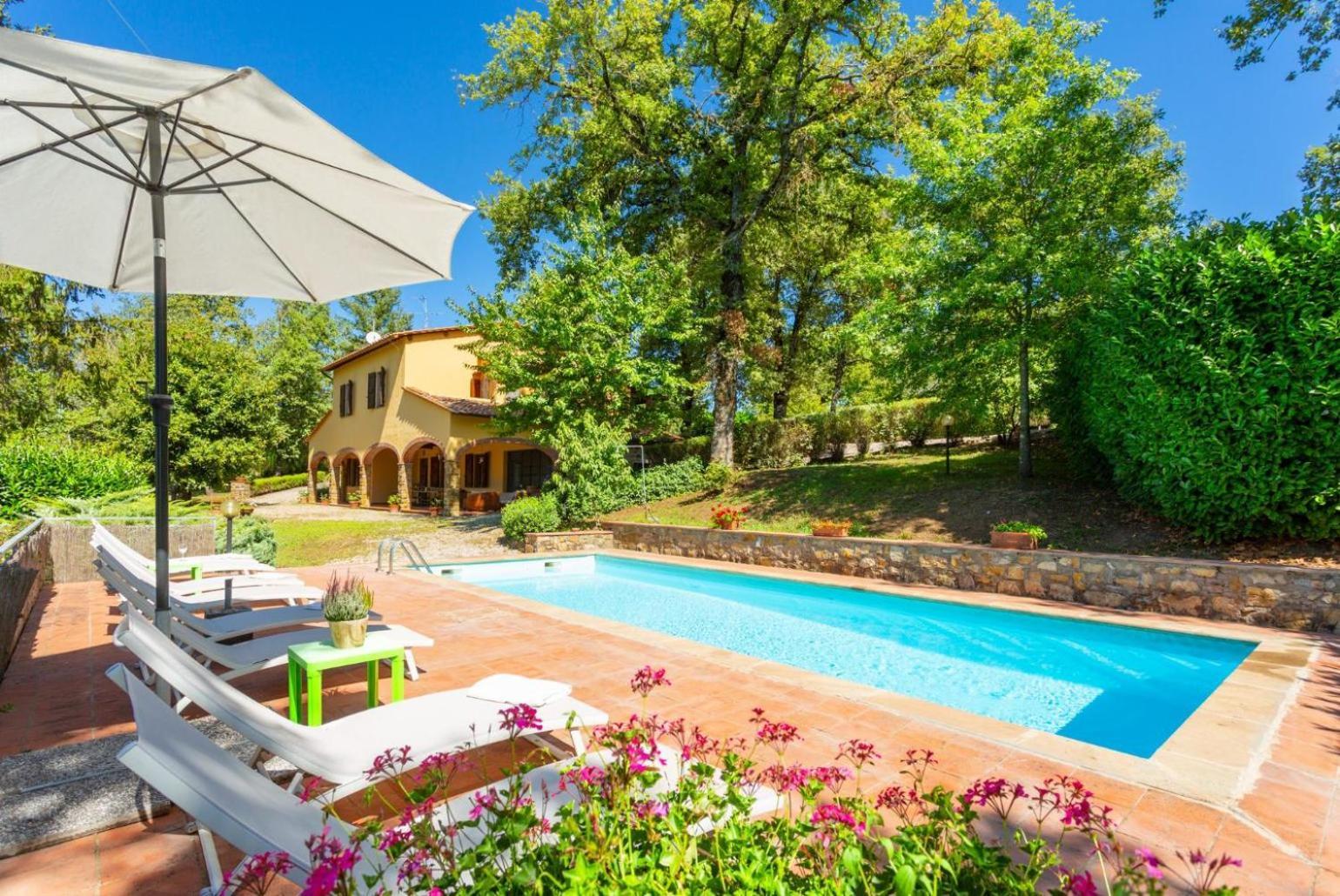 Villa Casa Al Sole Сиена Екстериор снимка